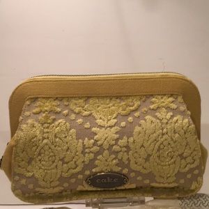 Cake by Petunia yellow chenille diaper bag. Nwt